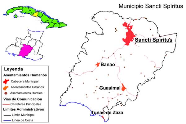 mapa municipio sanct spit